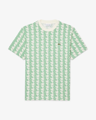 Camiseta de algodón con monograma