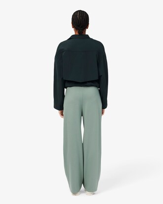 Pantal&oacute;n de loungewear de felpa con corte ancho