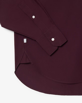 Camisa oversized de popel&iacute;n de algod&oacute;n