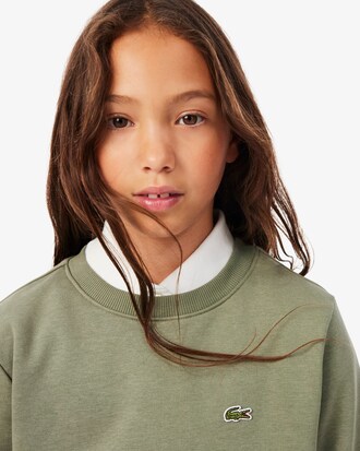 Sudadera de cuello redondo unisex de felpa