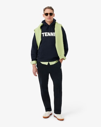 Sudadera con capucha de tenis con estampado