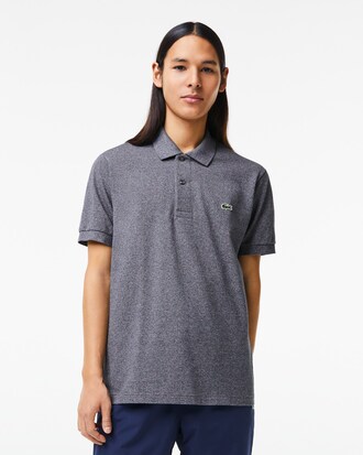 Polo jaspeado de corte clásico L.12.12