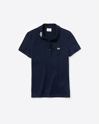Polo Lacoste Keith Haring slim fit minipiqu&eacute; el&aacute;stico