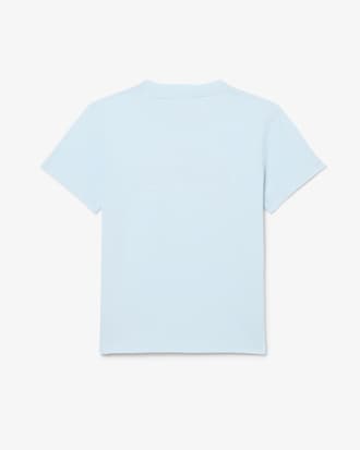Camiseta de algod&oacute;n con bordado de cocodrilo
