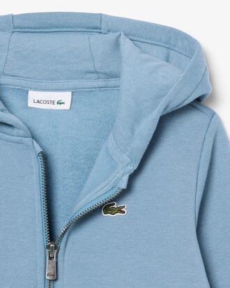 Sudadera con cremallera unisex de felpa cepillada y cremallera