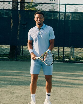 Polo de tenis estampado de corte ajustado Ultra-Dry