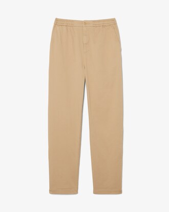 Pantal&oacute;n chino de corte regular de sarga de algod&oacute;n