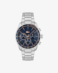 Reloj cronógrafo de acero inoxidable Boston