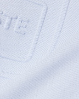 Sudadera de felpa con estampados en relieve
