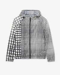 Chaqueta deportiva ligera con estampado de cocodrilo
