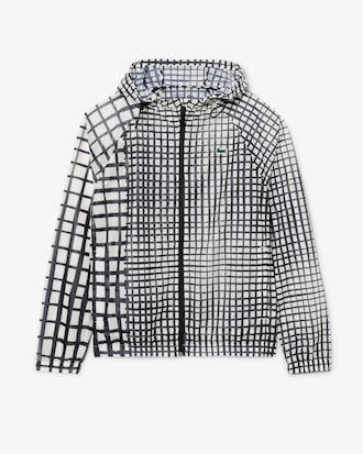 Chaqueta deportiva ligera con estampado de cocodrilo