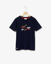 Camiseta Niño Cuello Redondo Con Cocodrilo