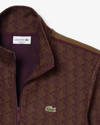 Chaqueta de ch&aacute;ndal con cremallera de jacquard Paris