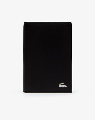 Billetera vertical Fitzgerald de piel