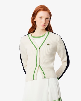 Chaqueta de punto de mezcla y algod&oacute;n fabricada en Francia Archive Re-edition