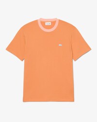 Camiseta de algod&oacute;n en bloques de color con corte cl&aacute;sico