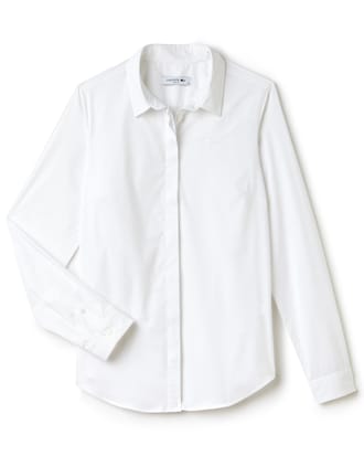 Camisa Slim Fit De Popelín