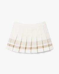 Minifalda plisada de mezcla de lana virgen Runway
