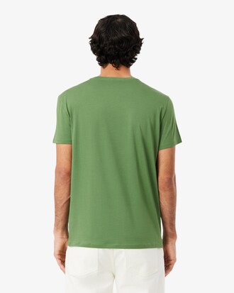 Camiseta de cuello de pico de algod&oacute;n pima ligero