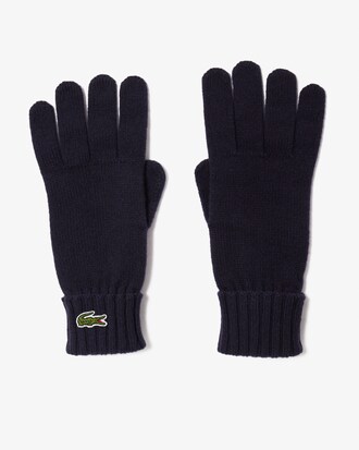 Guantes de punto jersey de lana