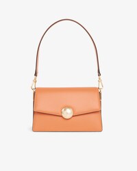 Bolso con solapa de piel Tennis Bliss