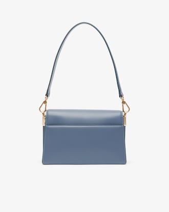 Bolso con solapa de piel Tennis Bliss