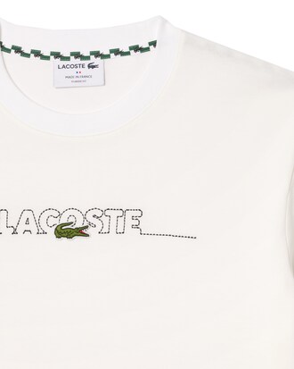 Camiseta bordada de fabricación francesa