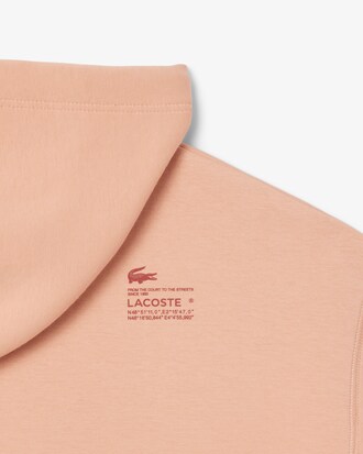 Sudadera con capucha corta de algodón