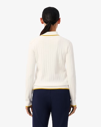 Jersey de golf el&aacute;stico con cuello polo