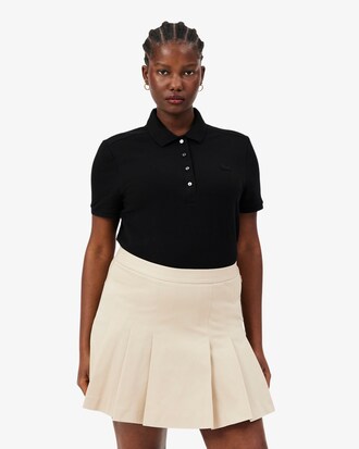 Polo de mujer Lacoste en piqu&eacute; de algod&oacute;n stretch