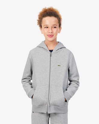 Sudadera con cremallera unisex de felpa cepillada y cremallera