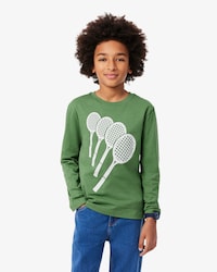 Camiseta de manga larga de algod&oacute;n