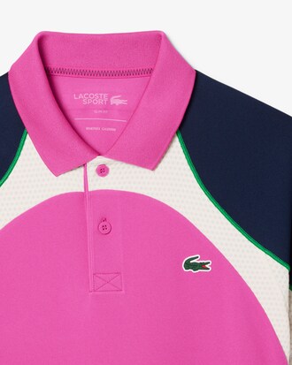 Polo de tenis con bloques de color Ultra Dry