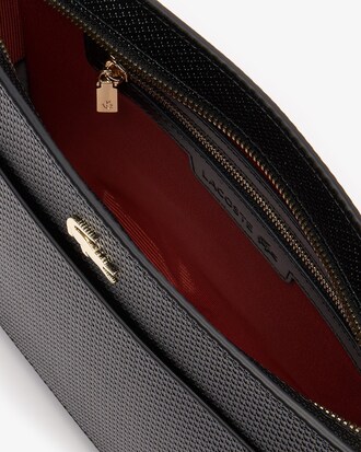 Bolso de hombro de mujer Chantaco en piel piqu&eacute; color block