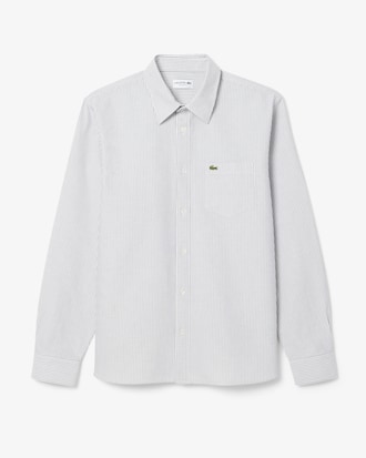 Camisa Oxford de corte regular de rayas