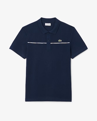 Polo L.12.12 de corte regular con ribete de logotipo