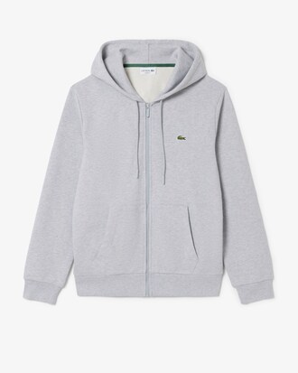 Sudadera de felpa con cremallera de corte cl&aacute;sico