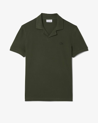 Polo de corte clásico Paris con cuello abierto