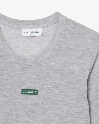Camiseta de manga larga con etiqueta de la marca