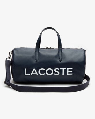 Macuto de hombre L.12.12 Signature en piel con correa de hombro desmontable