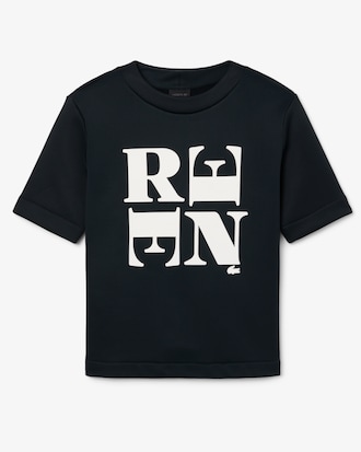 Camiseta gráfica de satén Runway