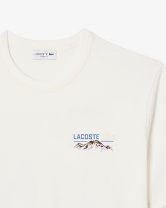 Camiseta de punto jersey con m&uacute;ltiples estampados