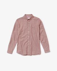 Camisa Regular Fit De Algodón Oxford Liso
