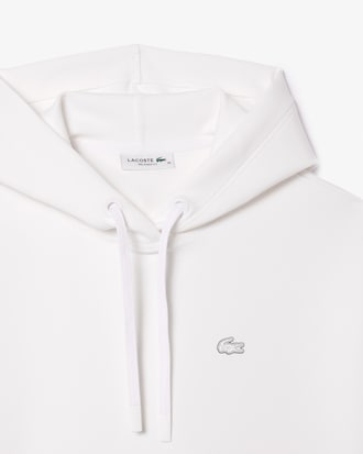 Sudadera con capucha corta de algodón