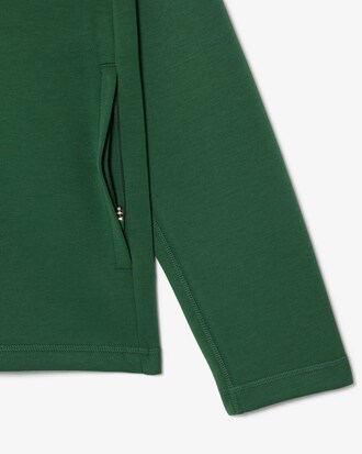 Sudadera deportiva el&aacute;stica con capucha y cremallera