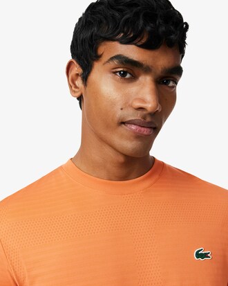 Camiseta de tenis de jacquard el&aacute;stico Ultra-Dry