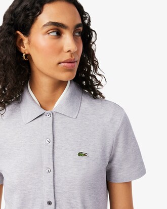 Mono con cuello polo de piqu&eacute; el&aacute;stico