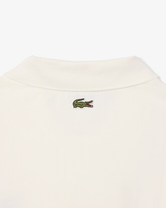 Polo de corte cl&aacute;sico de petit piqu&eacute; estampado