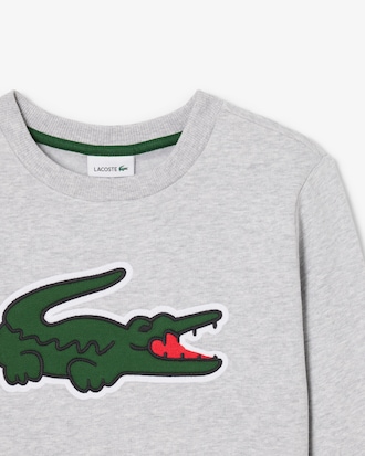 Sudadera con capucha unisex de felpa con cocodrilo