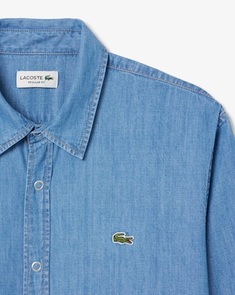 Camisa denim ligera de corte regular
